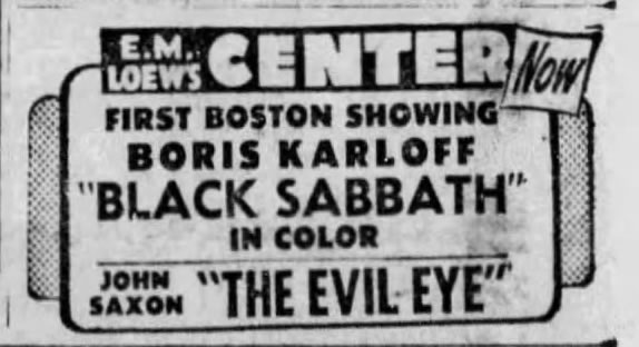 From The Boston Globe, Saturday May 23, 1964.