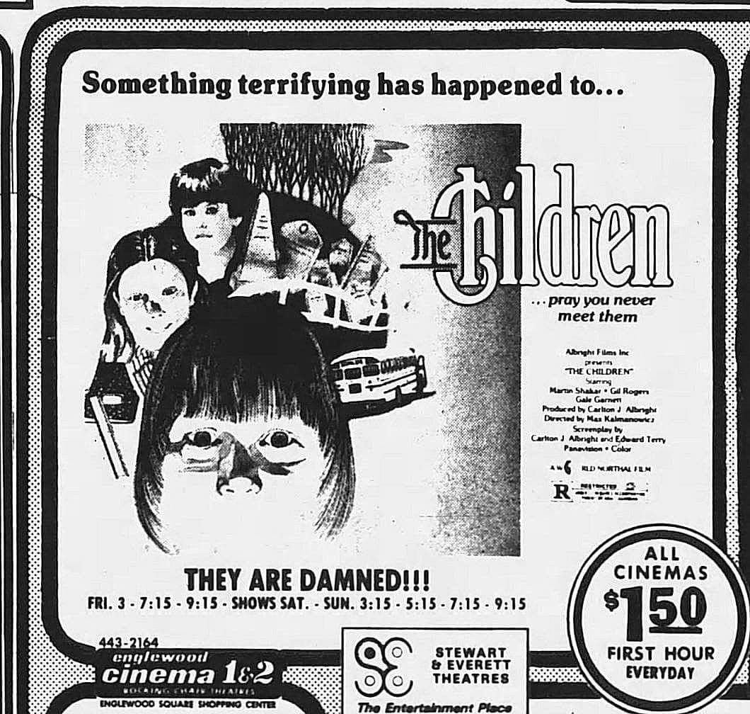 The Children ad from an unknown newspaper.