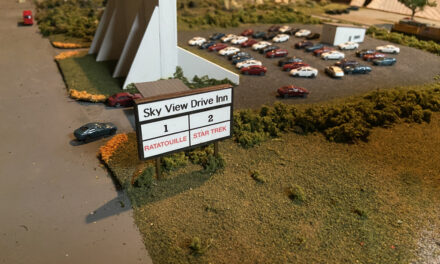Build an N scale drive-in theater