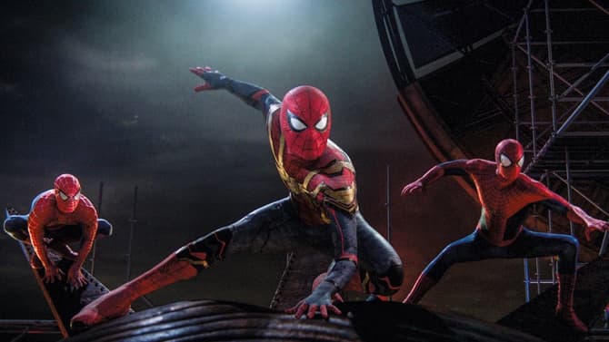 SPIDER-MAN: NO WAY HOME – New BTS Photo Of The Three Live-Action Spider-Men Has Found Its Way Online