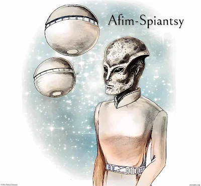 The Afim Spiantsy - Galactic Federation Observers from Afiola in Aldoram