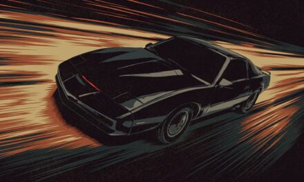 KNIGHT RIDER Poster Art Features KITT “The Fantastic Car” By CranioDsgn