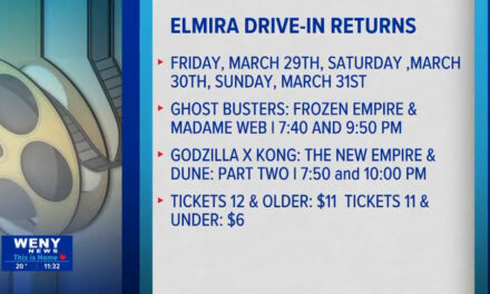 Roll on in to the Elmira Drive-In Theater for the 2024 season