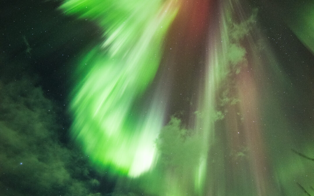 St. Patrick’s Aurora Illuminates the Night Sky