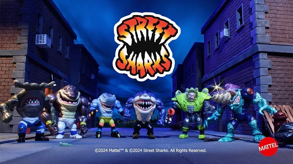 Mattel Bringing the ‘Street Sharks’ Toy Line Back to Life for 30th Anniversary!