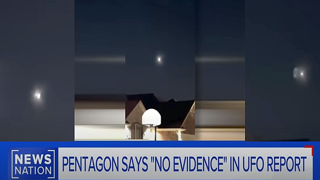 UFO caught over Oklahoma City but Pentagon says UFOs and Aliens don't exist